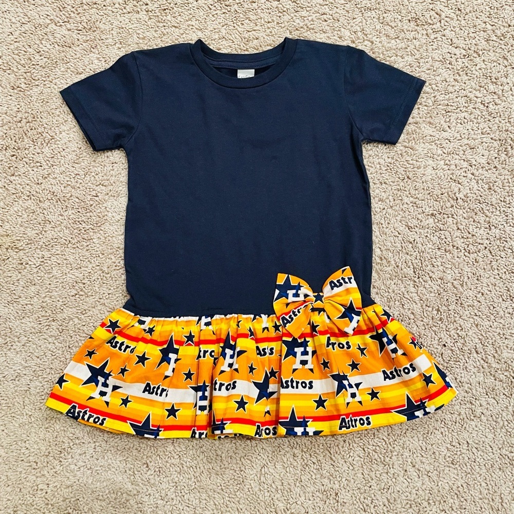 NWOT Houston Astros Dress, Size 4T